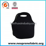 Neopene Black Lunch Bag