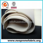 Soft White Neoprene Fabric Material